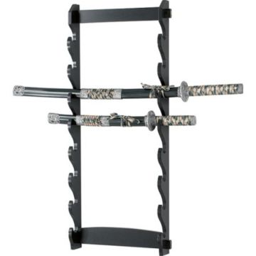 8 PC Wall Mount Sword Display Rack